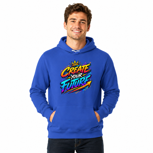 Unisex Cotton-Blend Fleece Hoodie