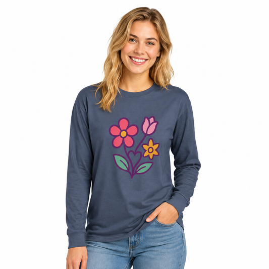 Unisex Garment-Dyed Heavyweight Long Sleeve T-Shirt