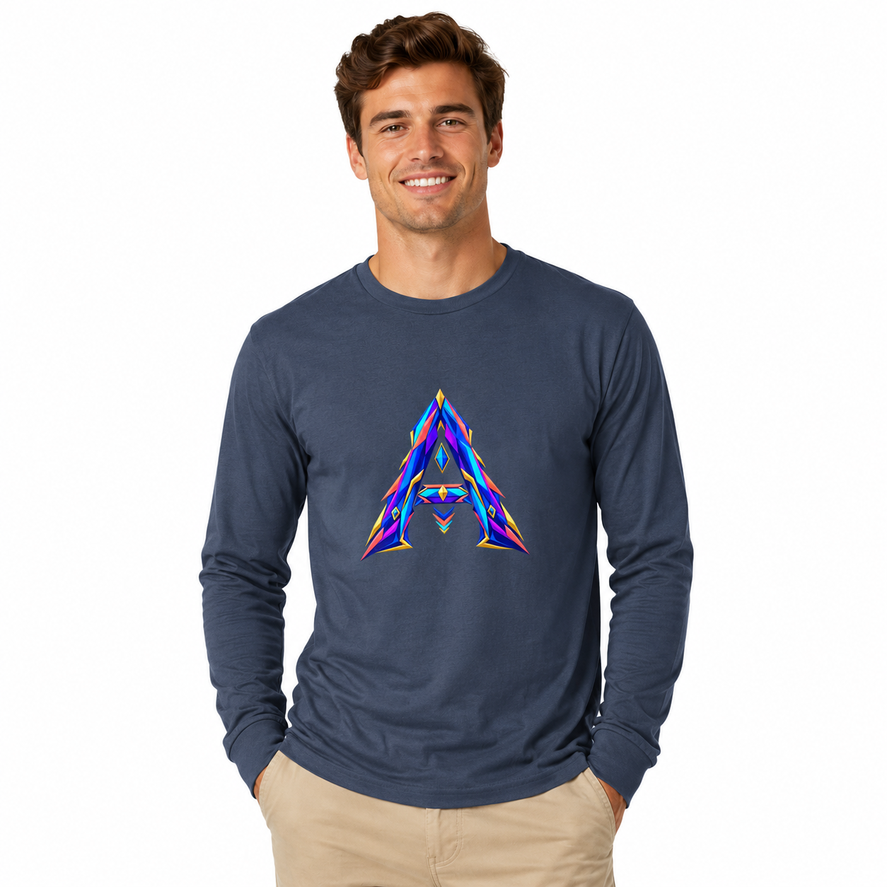 Unisex Garment Dye Heavyweight Long Sleeve Tee